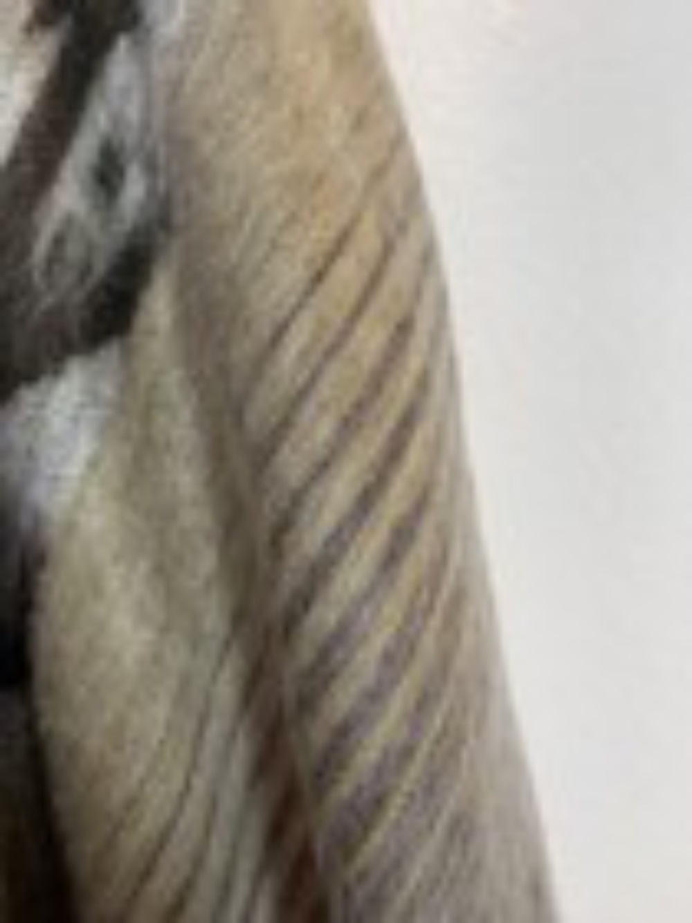 Alpaca Wool Blend Poncho with Hood Brown Gray Cream One Size Western Boho Unisex - Picture 5 of 12